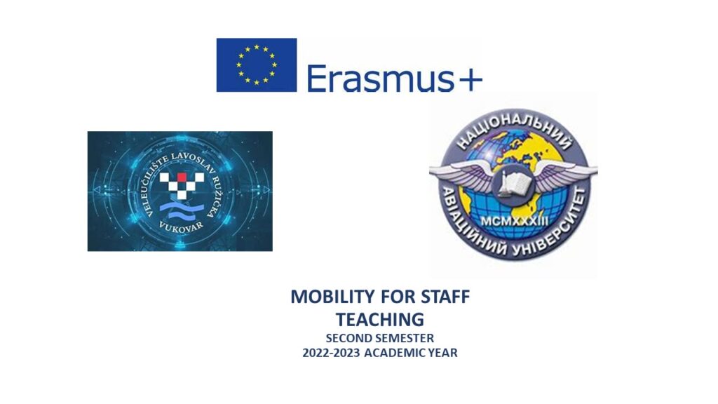 ERASMUS+ викладання в       Коледжі прикладних   наук “Lavoslav Ružička“   (Хорватія)