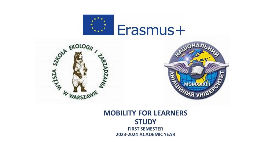 Запрошуємо взяти участь у конкурсі на навчання у  University of Ecology and Management in Warsaw (Польща) в рамках програми академічної мобільності Erasmus+
