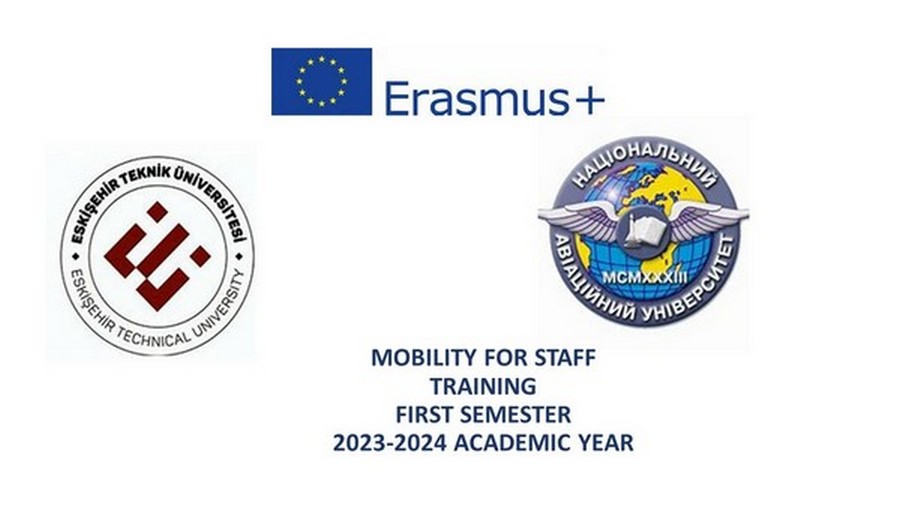 RASMUS+  Staff Mobility for Training в Eskisehir Techical University (Туреччина)