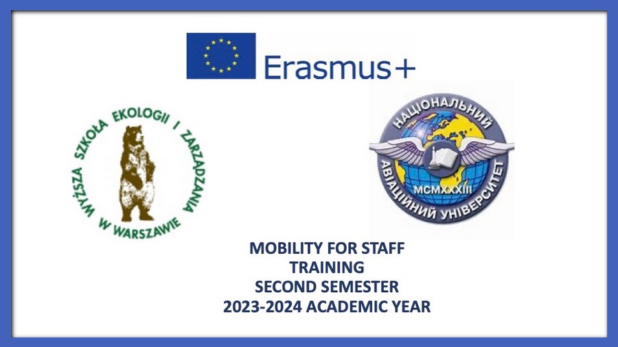 ERASMUS+ стажування в University of Ecology and Management in Warsaw (Польща)