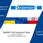 Конкурс на навчання в рамках програми Erasmus+: Lodz University of Technology (м. Лодзь, Республіка Польща)